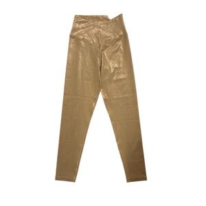 NWT OFFLINE By aerie Metallic GOLD Real Me 7/8 High Rise Legging